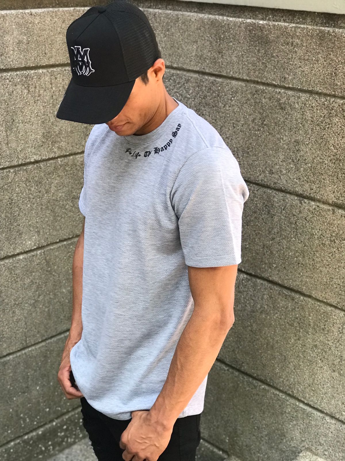 Camisetas CRIXUS pura vida gris