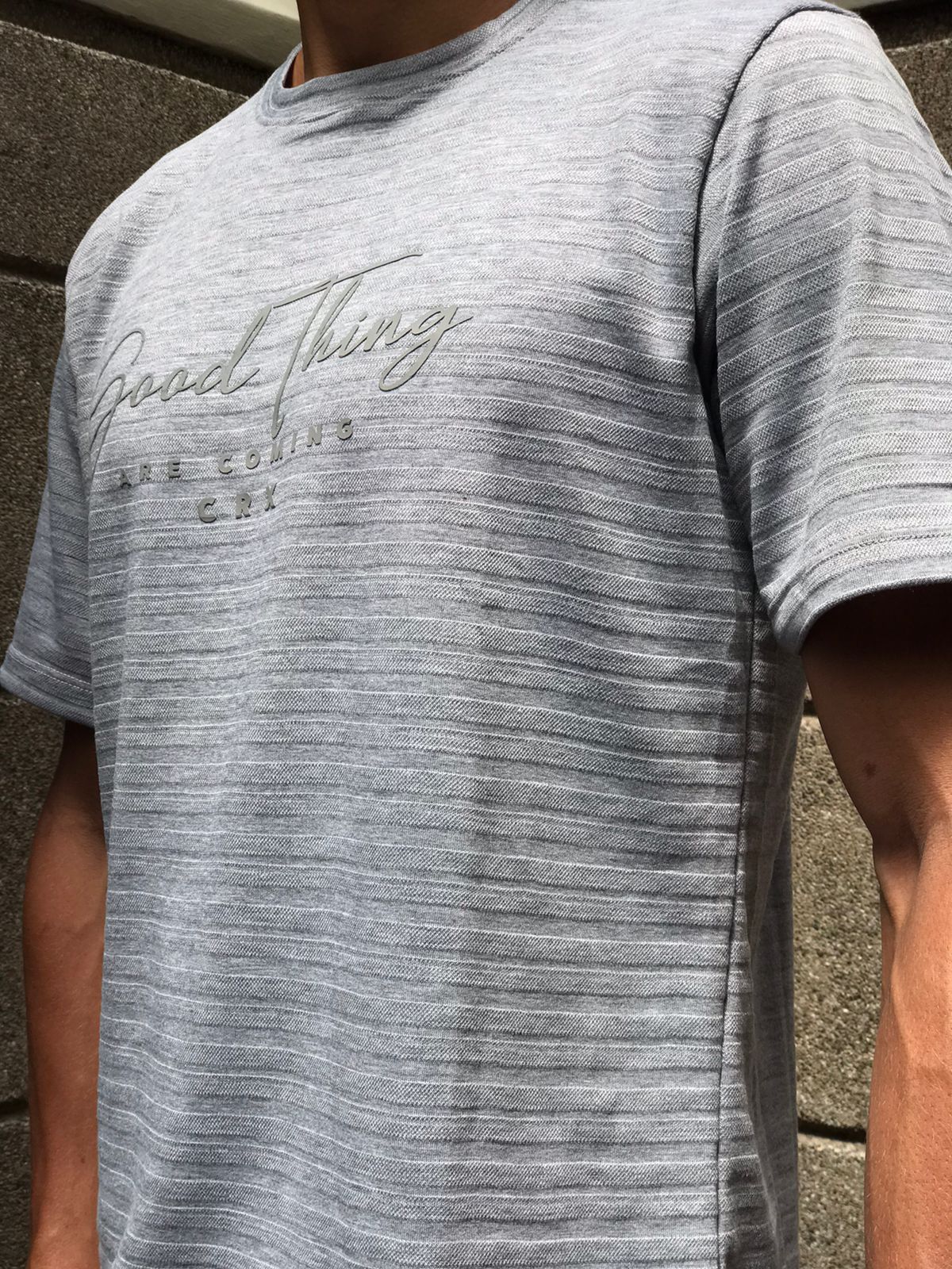 Camisetas CRIXUS pura vida gris 2
