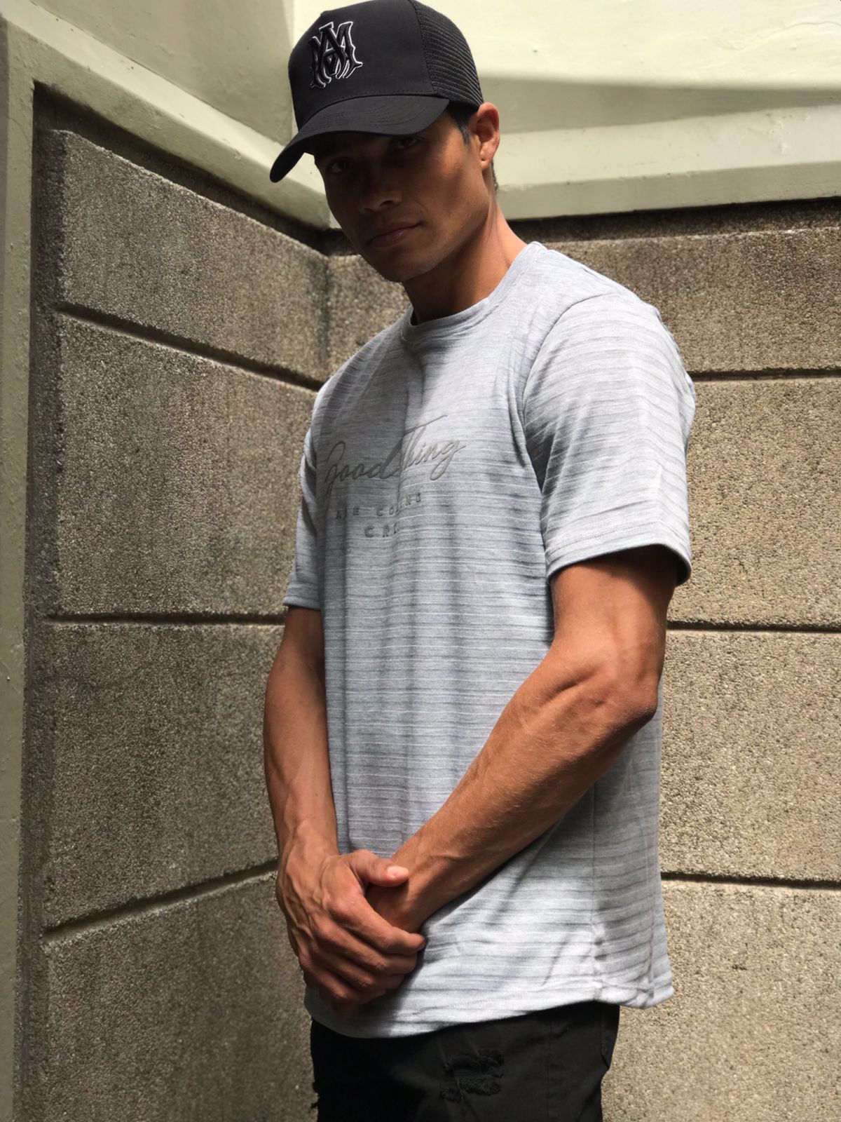 Camisetas CRIXUS pura vida gris 2