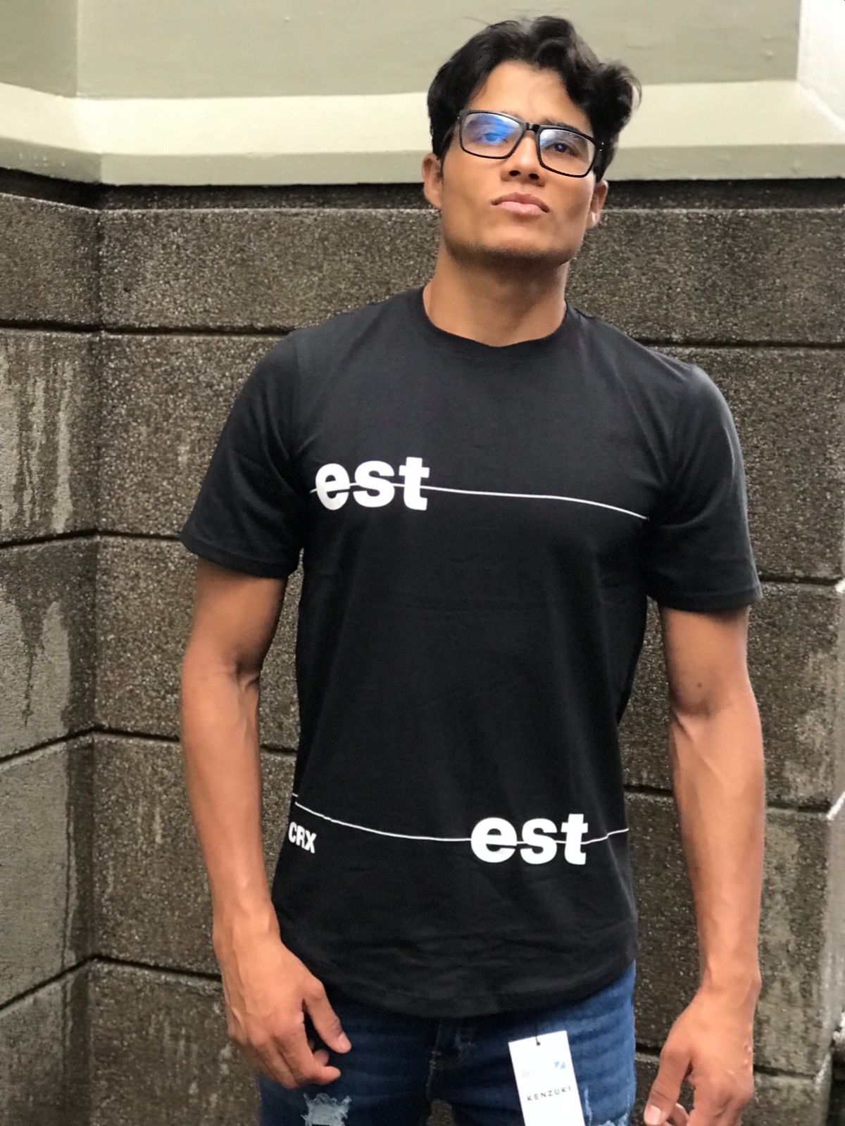 Camiseta CRIXUS REFERENCIA 296 negra