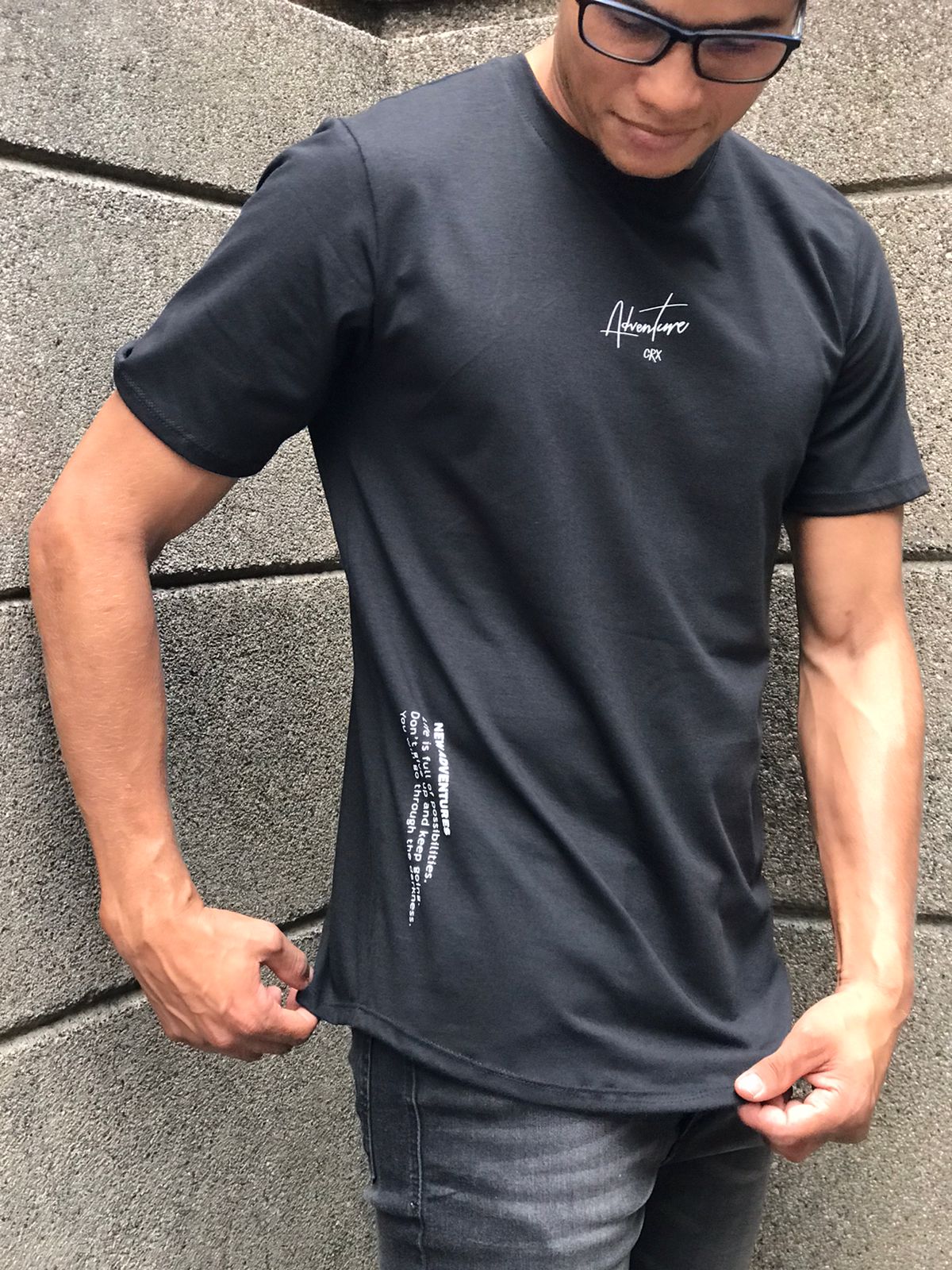 Camiseta CRIXUS REFERENCIA 297 negro