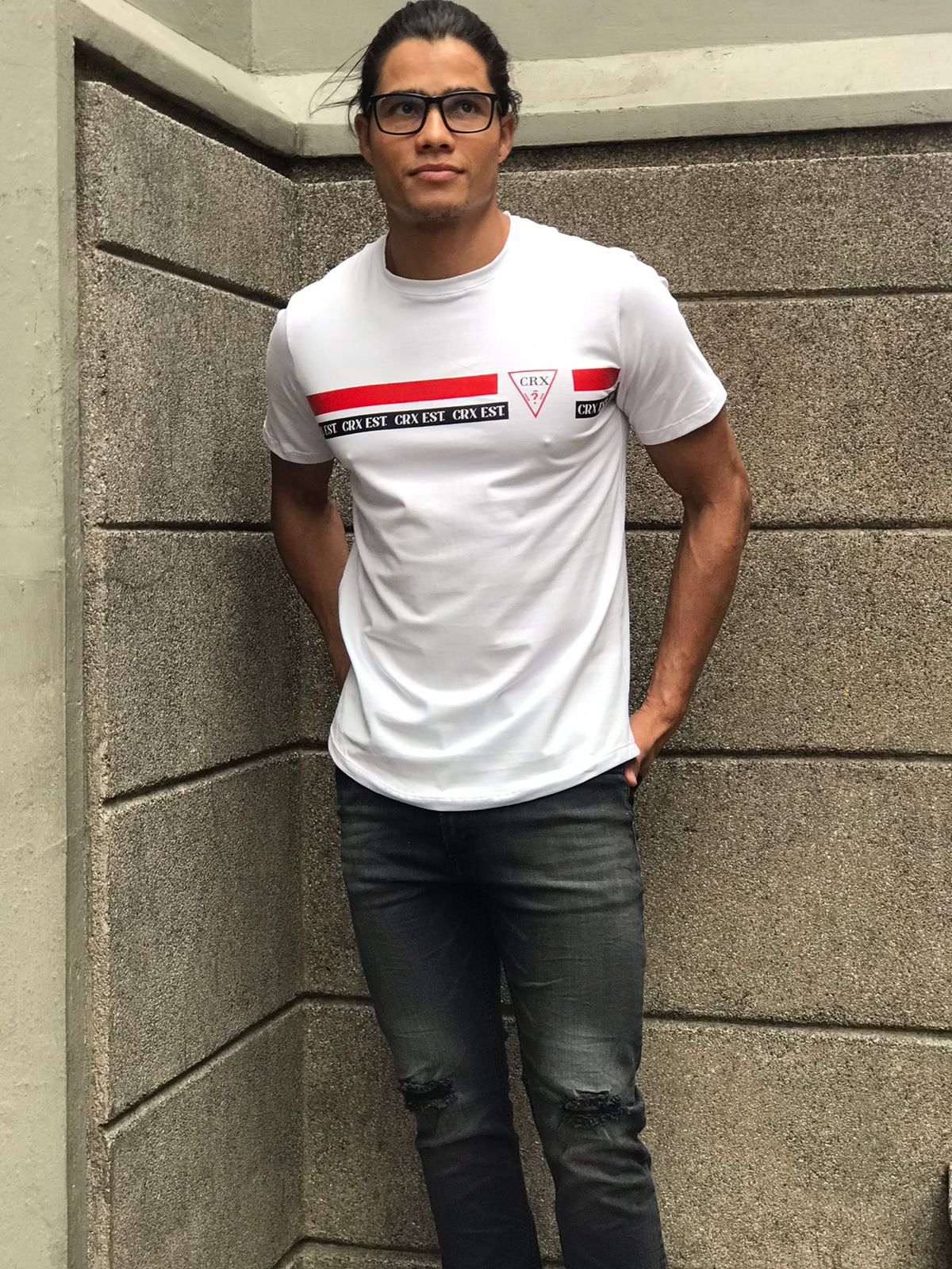 Camiseta CRIXUS REFERENCIA 298 blanco