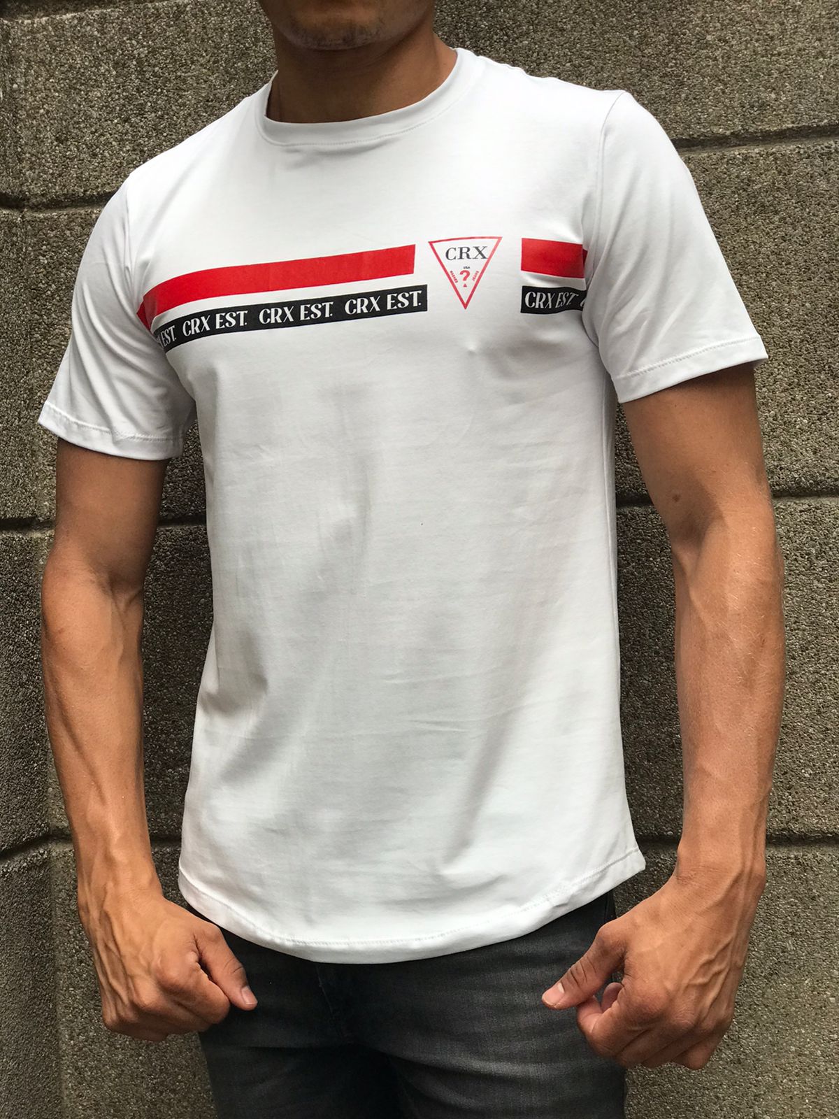 Camiseta CRIXUS REFERENCIA 298 blanco